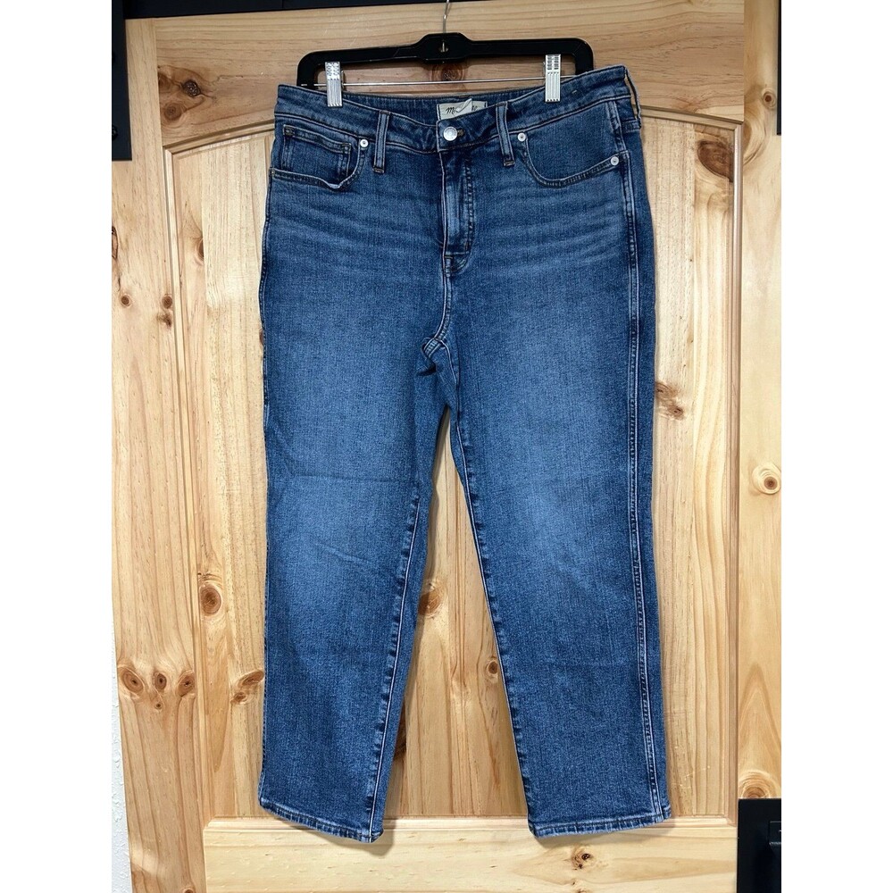 Madewell Curvy Stovepipe Jeans size 31 Petites blue